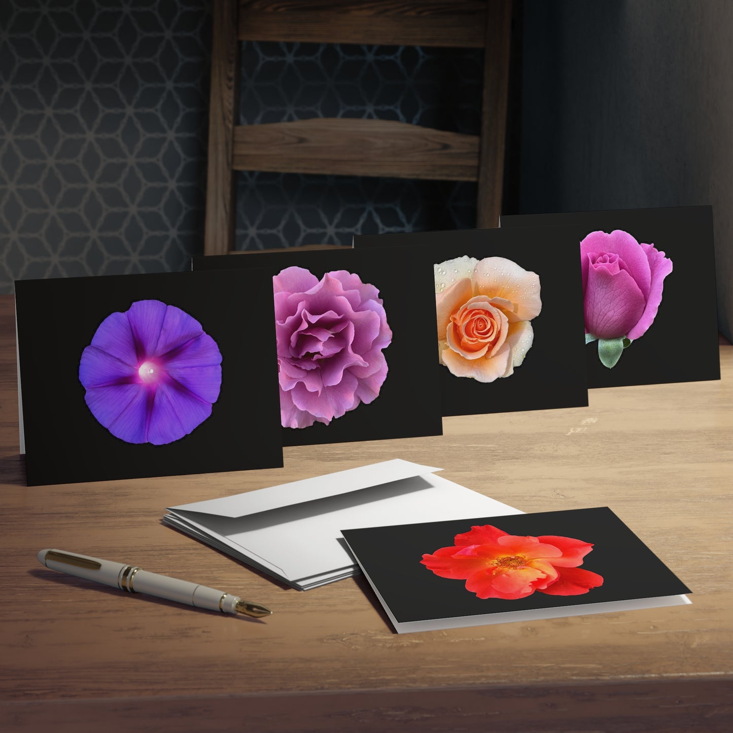 Vivid Flower Notecards