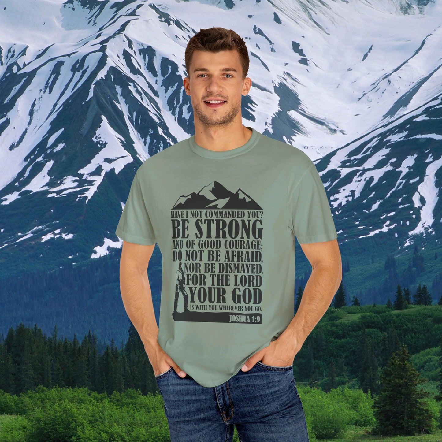 Mtn Men Joshua 1:9 Shirt